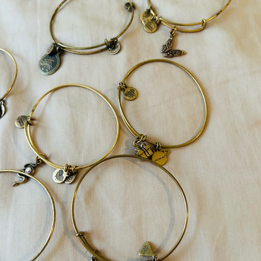12 Alex and Ani Bracelets - Picture 4 of 6